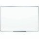Mead Basic Dry-Erase Board - 35.9" (3 ft) Width x 23.8" (2 ft) Height - White Melamine Surface - Silver Aluminum Frame - Marker 