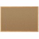 Mead Classic Cork Bulletin Board - 48" Height x 36" Width - Natural Cork Surface - Self-healing - Oak Aluminum Frame - 1 Each