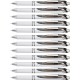 EnerGel EnerGel Pearl Liquid Gel Pens - Fine Pen Point - 0.5 mm Pen Point Size - Needle Pen Point Style - Refillable - Retractab