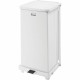 Rubbermaid Commercial Defenders Steel Step Cans - Waste Receptacle,Step,Steel,6.5 Gal,10.5"x10.5"x20.5" ,WE