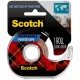 Scotch Removable Poster Tape - 12.50 ft Length x 0.75" Width - 1" Core - Synthetic - Dispenser Included - Handheld Dispenser - F