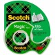 Scotch Dispensing Matte Finish Magic Tape - 18.06 yd Length x 0.75" Width - 1" Core - Permanent Adhesive Backing - Dispenser Inc