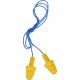 E-A-R UltraFit Corded Earplugs - Noise, Blast Protection - Polymer - Yellow - Comfortable, Washable, Dielectric, Disposable - 10