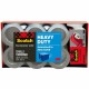 Scotch Heavy-Duty Shipping/Packaging Tape - 54.60 yd Length x 1.88" Width - 3.1 mil Thickness - 3" Core - Synthetic Rubber Resin