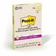 Post-it Super Sticky Adhesive Note - 4" x 6" - Rectangle - 45 Sheets per Pad - Canary Yellow - Repositionable - 4 / Pack - Recyc