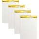 Post-it Super Sticky Easel Pad - 30 Sheets - Plain - Stapled - 18.50 lb Basis Weight - 25" x 30" - White Paper - Self-adhesive, 
