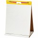 Post-it Tabletop Easel Pads - 20 Sheets - Plain - Stapled - 18.50 lb Basis Weight - 20" x 23" - White Paper - Resist Bleed-throu