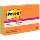 Post-it Super Stick Notes - Energy Boost Color Collection - 360 - 6" x 4" - Rectangle - 45 Sheets per Pad - Unruled - Vital Oran