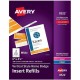 Avery Vertical Name Badge and Ticket Insertsfor Laser and Inkjet Printers - 1 / Box - 4.3" Width - Rectangular Shape - Printable