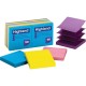 Highland Self-sticking Bright Pop-up Notepads - 1200 - 3" x 3" - Square - 100 Sheets per Pad - Unruled - Bright Assorted - Paper