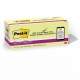 Post-it Super Sticky Adhesive Note - 3" x 3" - Square - 70 Sheets per Pad - Canary Yellow - Repositionable - 24 / Pack - Recycle