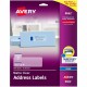 Avery Easy Peel Inkjet Printer Mailing Labels - 1 21/64" Width x 4" Length - Permanent Adhesive - Rectangle - Inkjet - Clear - F