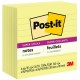 Post-it Super Sticky Lined Notes - 540 - 4" x 4" - Square - 90 Sheets per Pad - Ruled - Canary Yellow - Paper - Self-adhesive - 