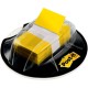 Post-it Flags in Desk Grip Dispenser - 200 - 1" x 1 3/4" - Rectangle - Unruled - Yellow - Removable, Self-adhesive - 200 / Pack