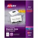 Avery Magnetic Style Name Badges - 3" x 4" - 48 / Box - Flexible, Reusable, Durable, Magnetic - White
