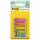 Post-it Arrow Flags in On-the-Go Dispenser - Bright Colors - 20 x Blue, 20 x Green, 20 x Pink, 20 x Purple, 20 x Yellow - 1/2" x