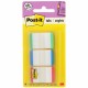Post-it Durable Tabs - 1.50" Tab Height x 1" Tab Width - Green, Red, Blue Tab(s) - Repositionable - 66 / Pack