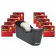 Scotch Super-Hold Tape - 27.78 yd Length x 0.75" Width - Dispenser Included - 10 / Pack - Clear