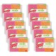 Scotch-Brite StayFresh Sponges - 5.8" Height x 4.6" Width x 4.6" Depth - 40/Carton - Cellulose - Assorted