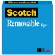 Scotch Removable Magic Tape Roll - 36 yd Length x 0.75" Width - 1" Core - Split Resistant, Tear Resistant - For Attaching - 1 / 