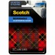 Scotch Mounting Squares - 0.69" Length x 0.69" Width - Stain Resistant - For Mounting - 35 / Pack - Gray
