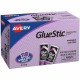 Avery Glue Stic Disappearing Purple Color - 0.26 oz - 18 / Pack - Purple