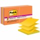 Post-it Super Sticky Dispenser Notes - Energy Boost Color Collection - 900 - 3" x 3" - Square - 90 Sheets per Pad - Unruled - Vi