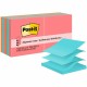 Post-it Dispenser Notes - 1200 - 3" x 3" - Square - 100 Sheets per Pad - Unruled - Guava, Aqua Splash, Vital Orange - Paper - Po