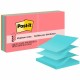 Post-it Pop-up Adhesive Note - 600 - 3" x 3" - Square - 100 Sheets per Pad - Unruled - Electric Blue, Limeade, Neon Orange, Neon