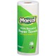 Marcal 100% Recycled Paper Towels - 2 Ply - 11" x 9" - 60 Sheets/Roll - White - 15 / Carton