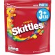 Skittles Original Party Size Bag - Orange, Lemon, Green Apple, Grape, Strawberry - Resealable Container - 3 lb - 1 Each
