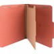 Nature Saver 2/5 Tab Cut Letter Recycled Classification Folder - 8 1/2" x 11" - 4 Fastener(s) - 2" Fastener Capacity for Folder,