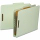 Nature Saver 2/5 Tab Cut Letter Recycled Classification Folder - 8 1/2" x 11" - 2" Expansion - Prong K Style Fastener - 2" Faste