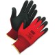 NORTH NorthFlex Red XL Work Gloves - Polyvinyl Chloride (PVC) Coating - 10 Size Number - X-Large Size - Red, Black, White - Soft
