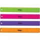 Officemate Flexible Rulers - 12" Length 1.3" Width - Imperial, Metric Measuring System - Plastic - 12 / Pack - Assorted