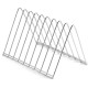 Officemate Triangle Wire Sorter, Chrome - 7" Height x 7" Width x 11" DepthDesktop - Sturdy - Chrome - Steel Wire - 1 Each