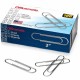 Officemate Giant Gem Paper Clips - Jumbo - 2" Length x 0.5" Width - 1000 / Pack - Silver - Steel
