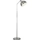 OttLite Covington LED Floor Lamp - 60" Height - 10" Width - 8.50 W LED Bulb - Brushed Nickel, Plated - Adjustable Shade, Adjusta