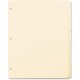 Oxford Ring Book Index Sheets - 5 x Divider(s) - Blank Tab(s) - 5 Tab(s)/Set - 8.5" Divider Width x 11" Divider Length - 3 Hole 