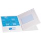 Oxford Letter Pocket Folder - 8 1/2" x 11" - 100 Sheet Capacity - 2 Pocket(s) - White - 25 / Box