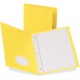 Oxford Letter Recycled Pocket Folder - 8 1/2" x 11" - 3 Fastener(s) - 1/2" Fastener Capacity for Folder - 2 Inside Front & Back 