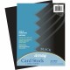 Pacon Card Stock Sheets - Letter- 8.50" x 11" - 65 lb Basis Weight - 100 Sheets/Pack - Card Stock - Black