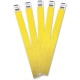 Advantus Tyvek Wristbands - 3/4" Width x 9 3/4" Length - Yellow - Tyvek - 100 / Pack