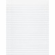 Pacon Composition Paper - Letter - Wide Ruled - 0.38" Ruled - Ruled Red Margin - Letter - 8 1/2" x 11" - White Paper - Unpunched
