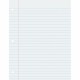 Pacon Ruled Composition Paper - Letter - 500 Sheets - Wide Ruled - 0.38" Ruled - Red Margin - Letter - 8 1/2" x 11" - White Pape