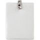 Advantus Vertical Badge Holder with Clip - 3" x 4" - Vinyl - 50 / Pack - Clear