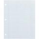Decorol Recycled Filler Paper - 500 Sheets - Printed - College Ruled - Red Margin - 3 Hole(s) - Letter 8.5" x 11" - White Paper 