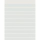 Pacon Newsprint Practice Paper - 500 Sheets - 0.38" Ruled - Letter - 8 1/2" x 11" - White Paper - 1 / Ream
