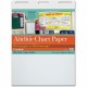 Pacon Heavy-duty Anchor Chart Paper - 25 Sheets - Plain - Unruled - 27" x 34" - White Paper - Heavy Duty, Resist Bleed-through, 