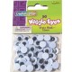 Creativity Street Children's Art Wiggle Eyes - Art Project - 50 Piece(s) x 0.4"Diameter - 50 / Pack - Black, White